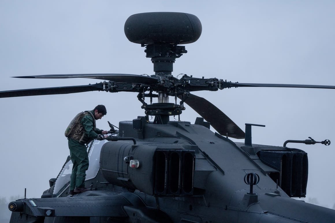 apache Aviation Task Force 1 Leave To Train Alongside NATO Allies on Exercise Steadfast Defender