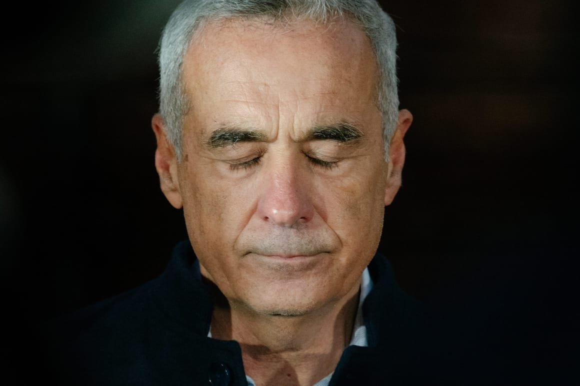 Romanian Presidential Candidate Calin Georgescu Gives Statement On Outskirts Of Bucharest