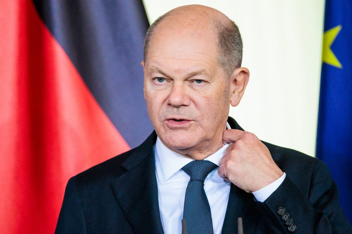 Scholz Receives Estonian Prime Minister Michal