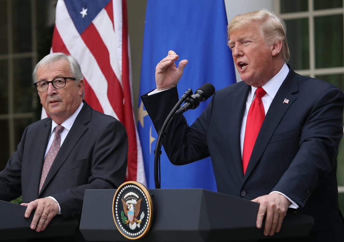 juncker-trump-scaled-1 President Trump And European Commission President Jean-Claude Juncker Makes Statement In Rose Garden