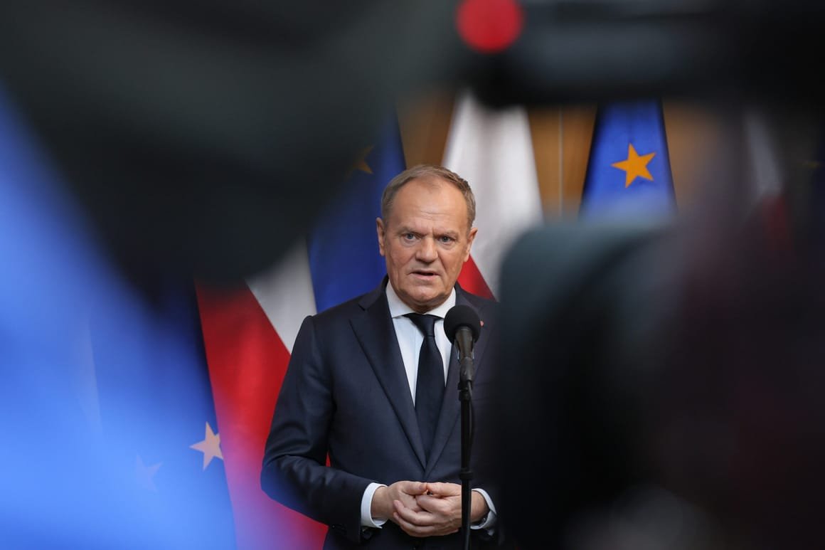 Polish Prime Minister Donald Tusk departs for emergency meeting on Ukraine in Paris