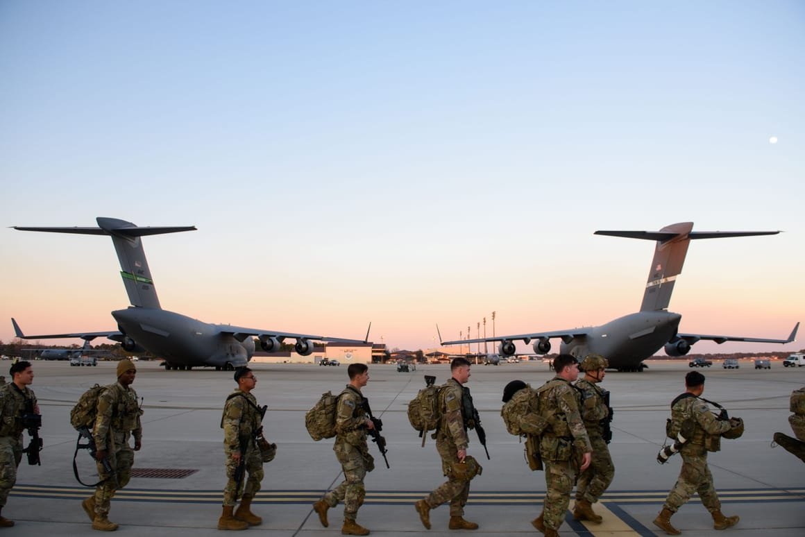 82nd Airborne Division Deploys To Europe As Tensions Rise Between Russia And Ukraine