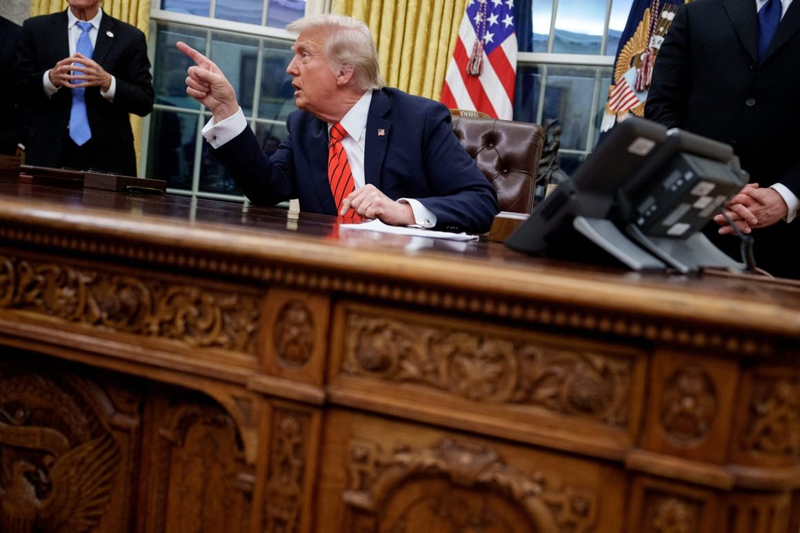 President Trump Signs Executive Orders At The White House