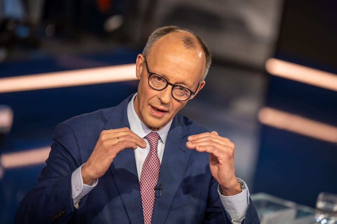 Chancellor Candidates Debate In ZDF “Klartext” Television Broadcast