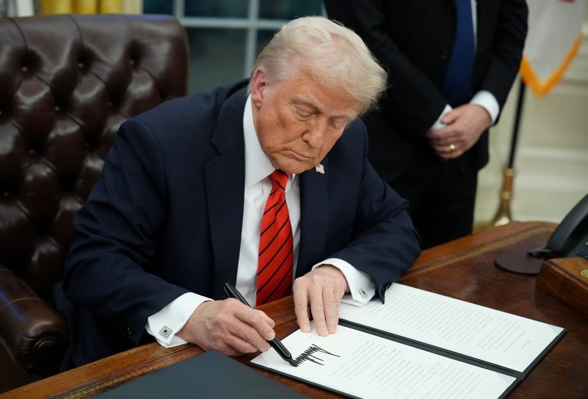 President Trump Signs Executive Orders At The White House