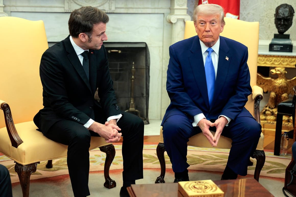 French President Emmanuel Macron Visits The White House