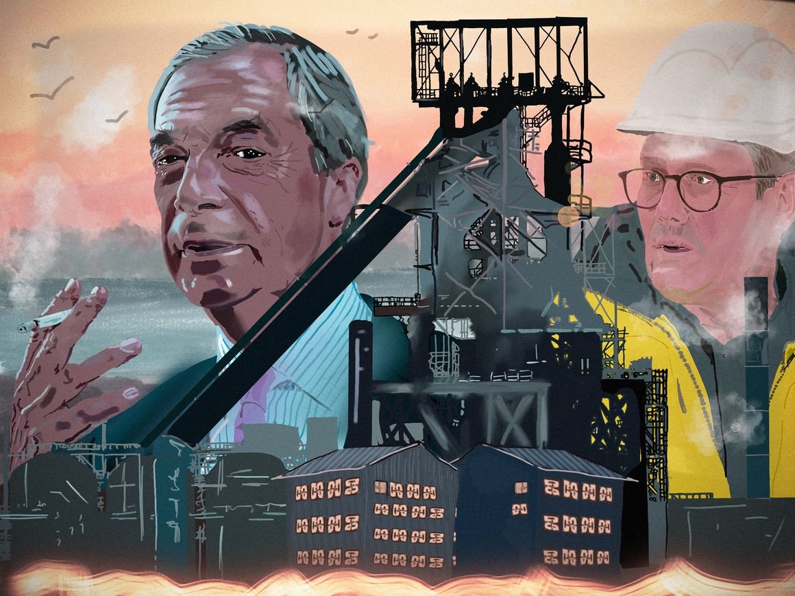 steel farage starmer