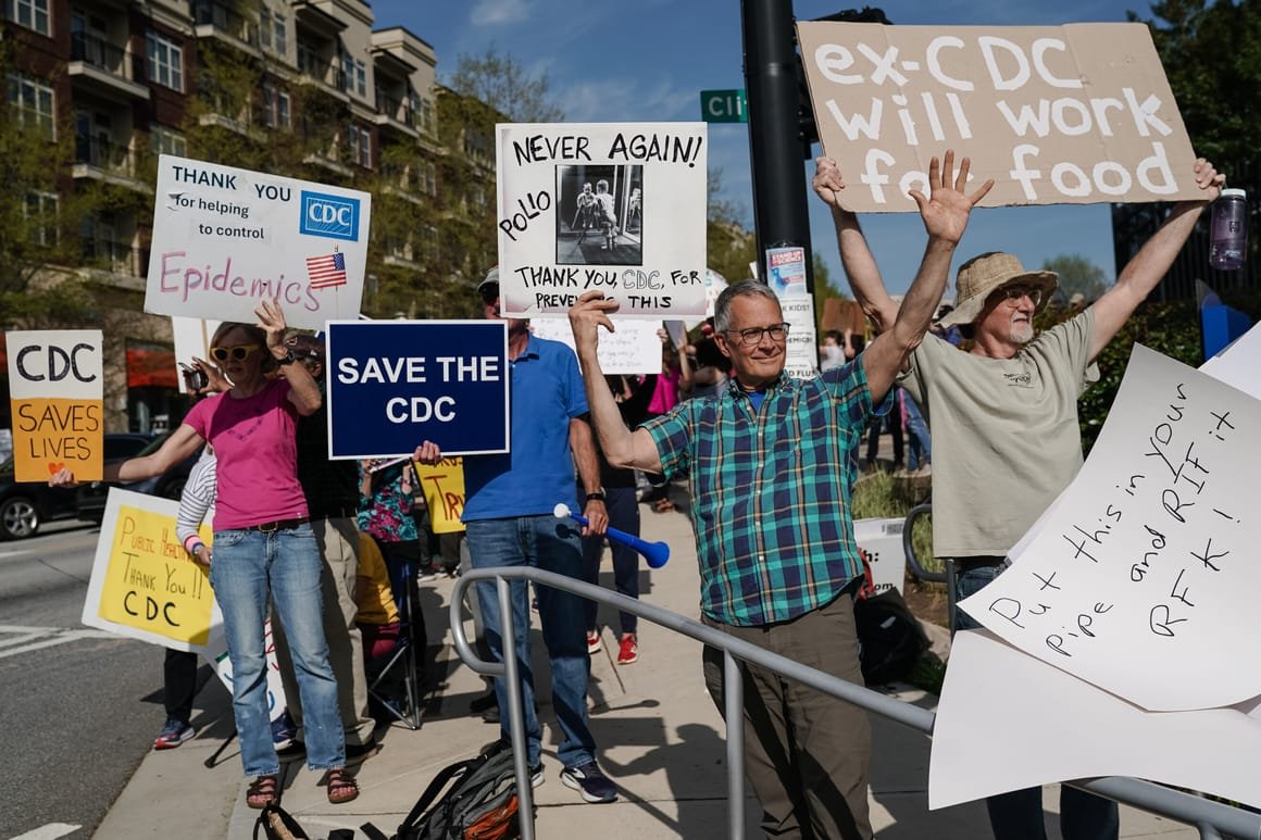 Large Scale Layoffs Begin At Center For Disease Control In Atlanta
