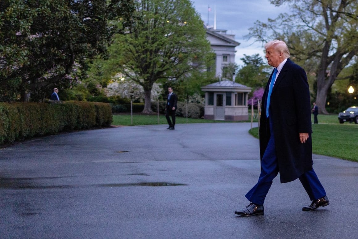 President Trump Returns To The White House From Florida