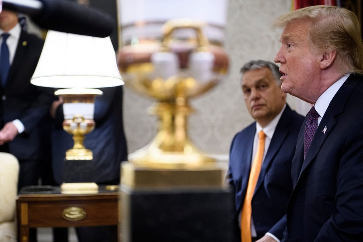 TOPSHOT-US-HUNGARY-POLITICS-TRUMP-ORBAN-diplomacy
