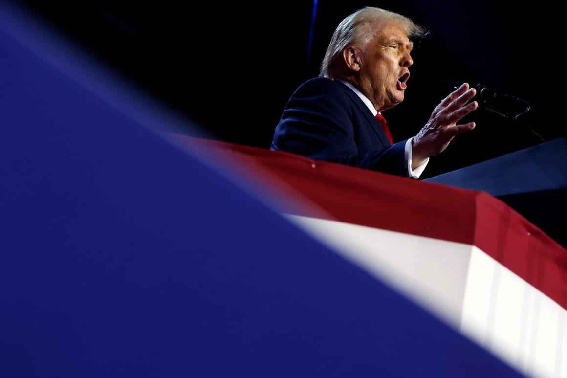 Republican Presidential Nominee Donald Trump Holds Election Night Event In West Palm Beach
