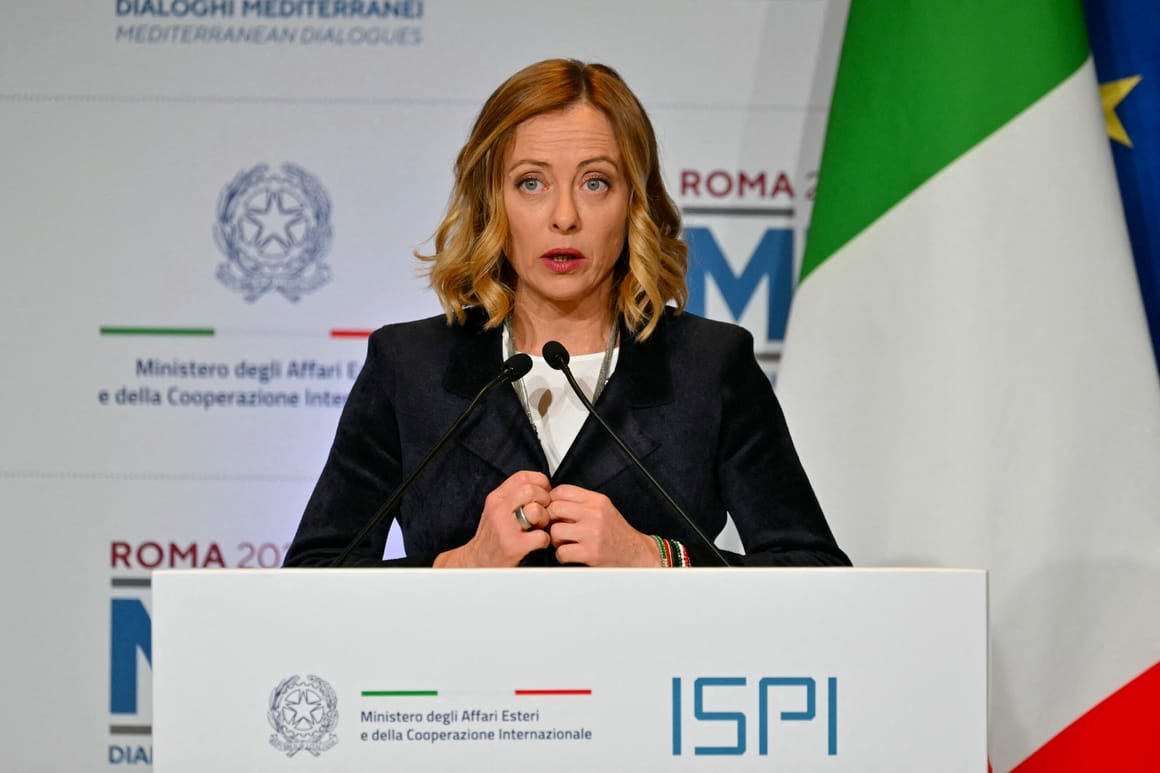 ITALY-POLITICS-MED-FORUM