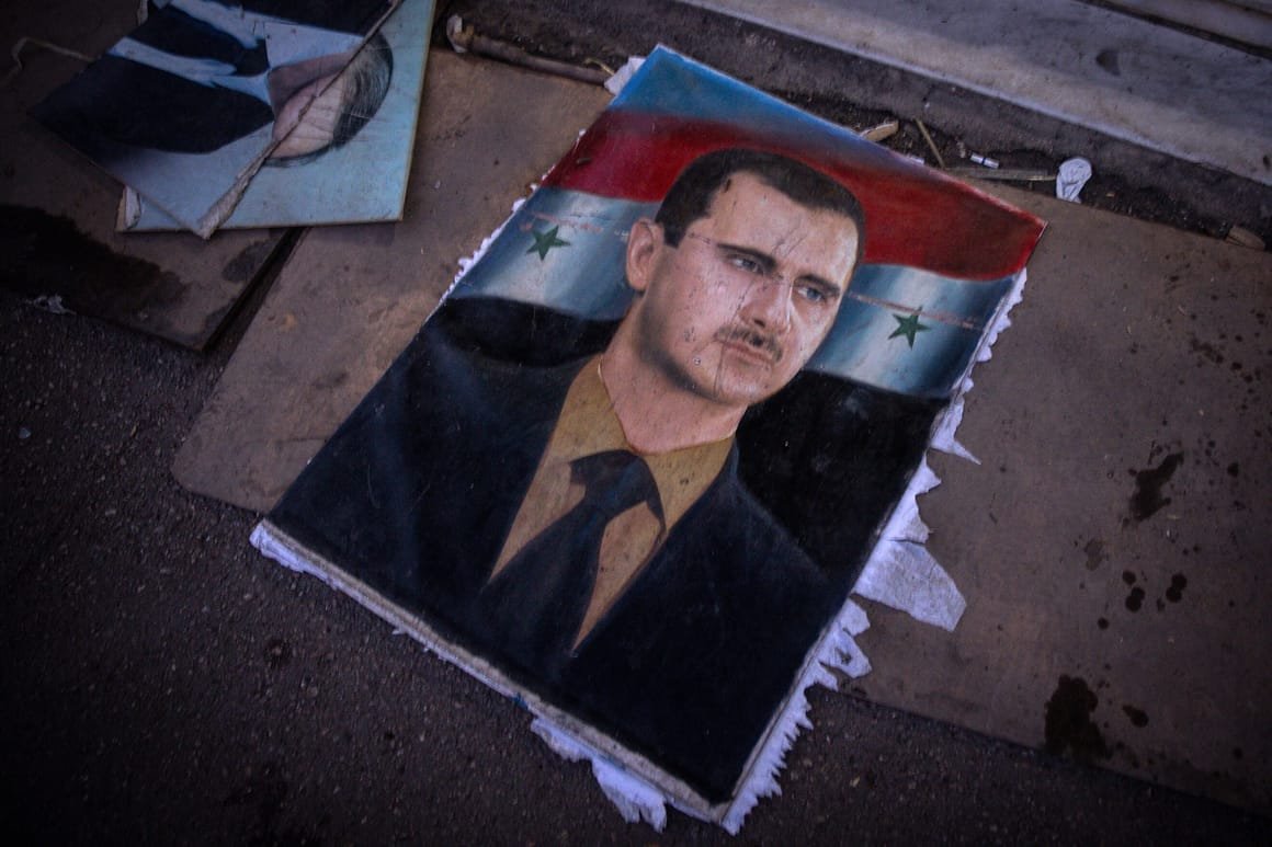 Assad Murals And Statues Defaced In Wake Of Regime’s Overthrow