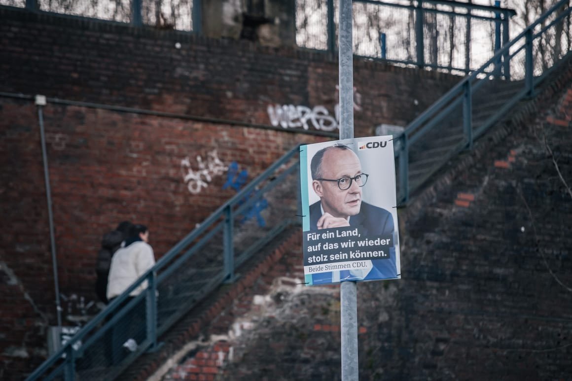 Friedrich Merz Speaks At CDA, Campaigns In North Rhine-Westphalia