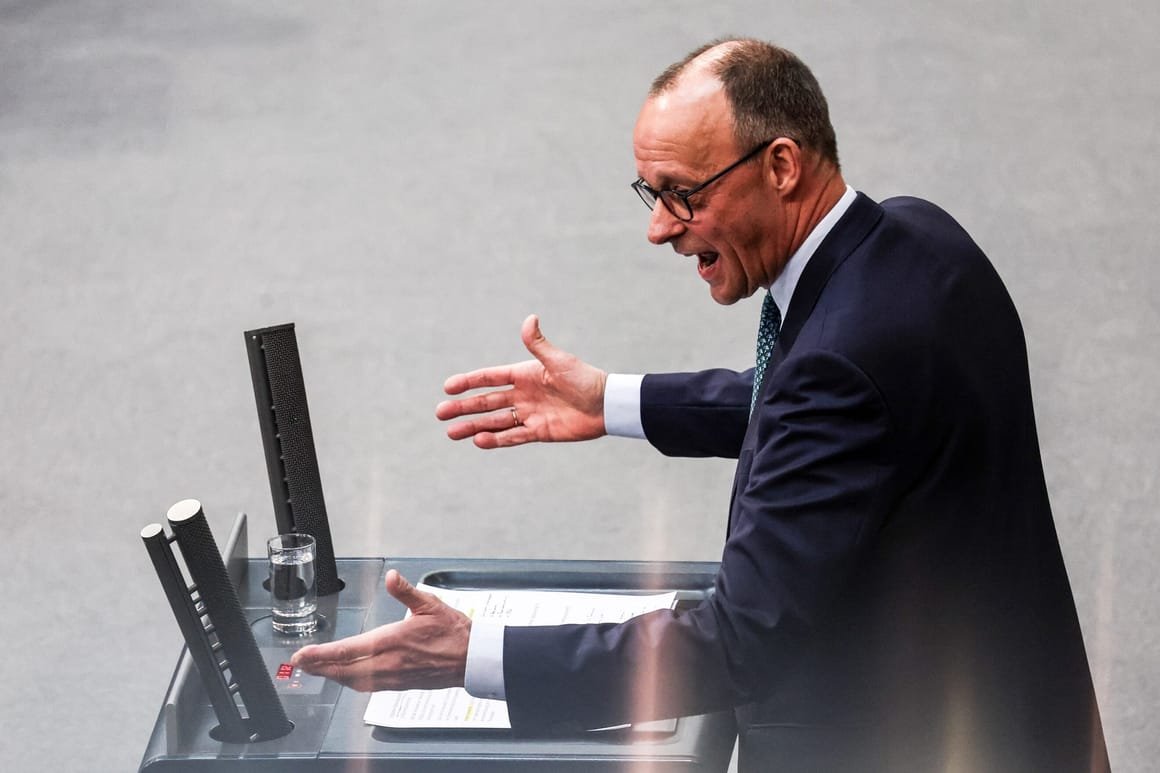 Plenary session of the German Parliament ‘Bundestag’ in Berlin