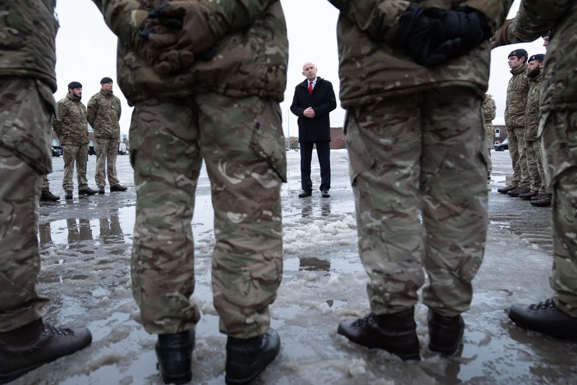 UK Defence Secretary John Healey Visits Estonia