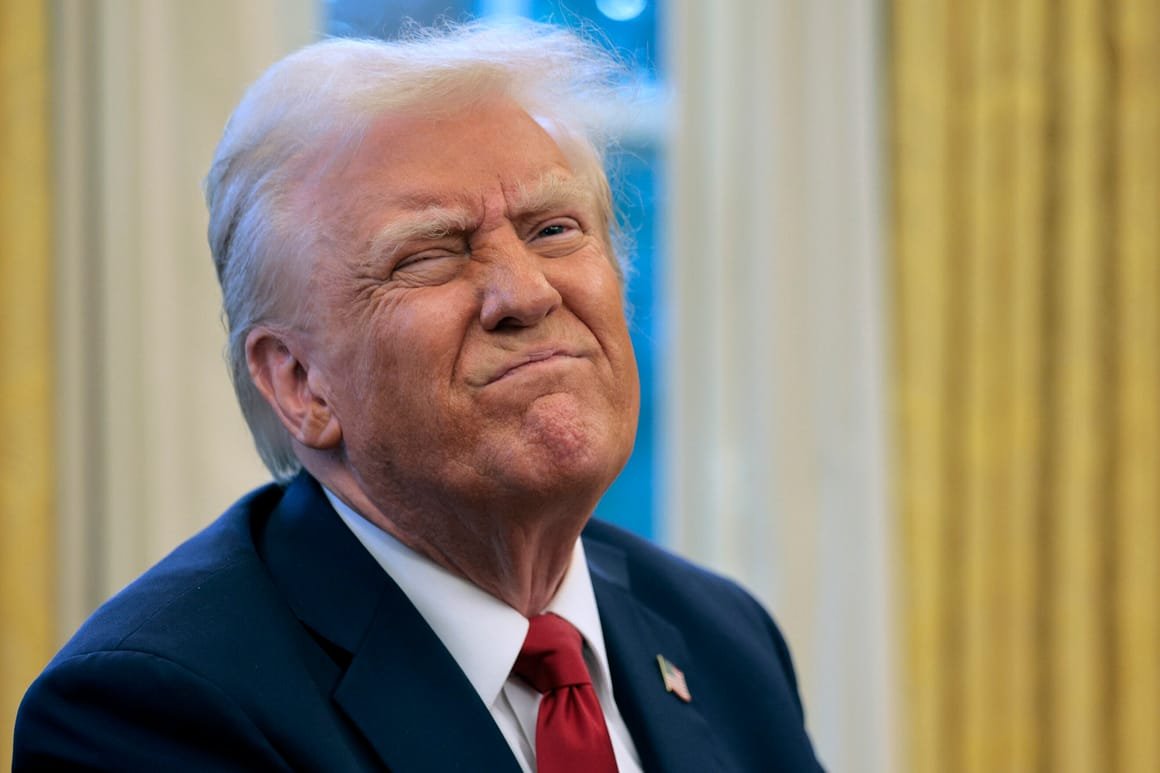 President Trump Announces Aviation Safety Executive Orders In The Oval Office Of White House