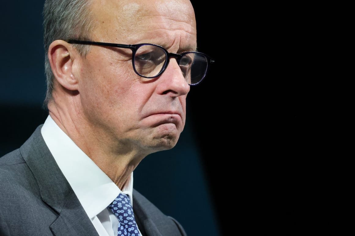 Friedrich Merz Campaigns In Bonn