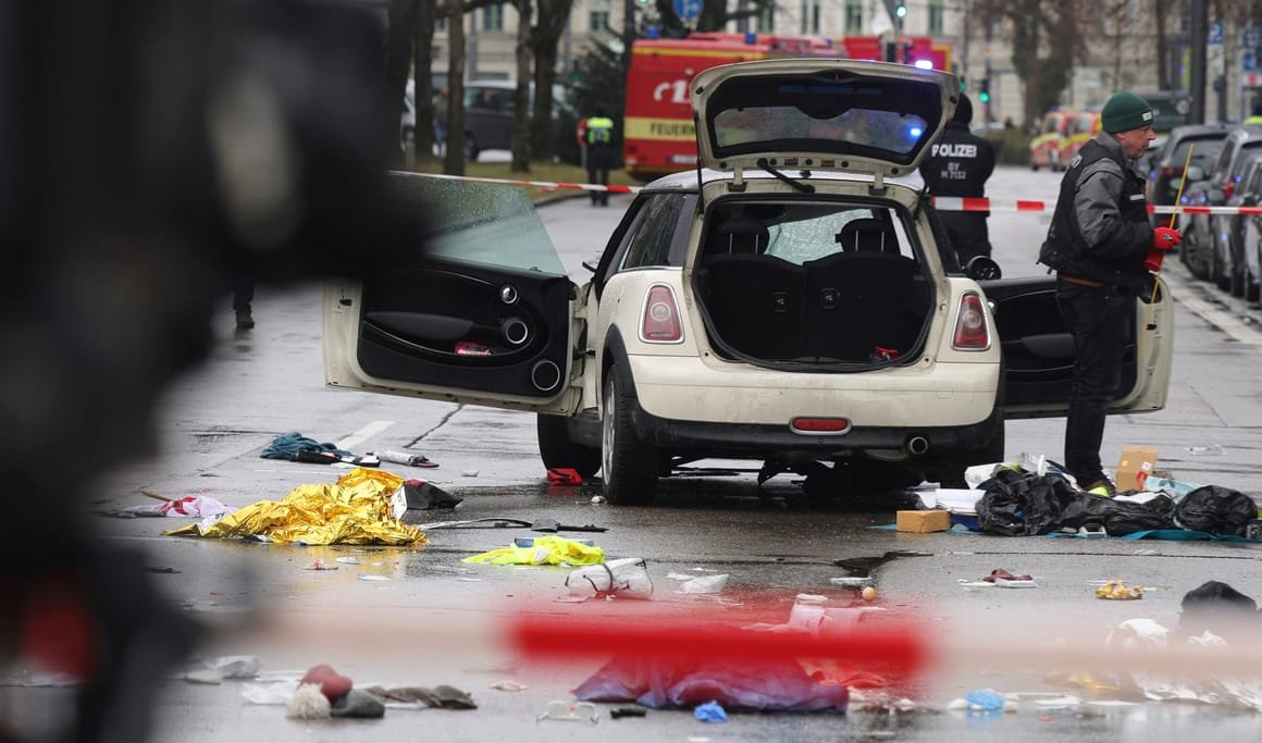 Vehicle Driven Into Crowd In Munich