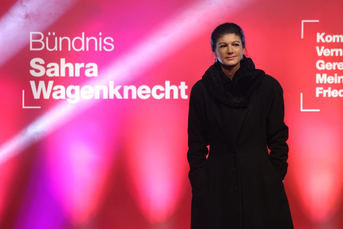 Sahra Wagenknecht Holds Final Campaign Rally Ahead Of Parliamentary Elections