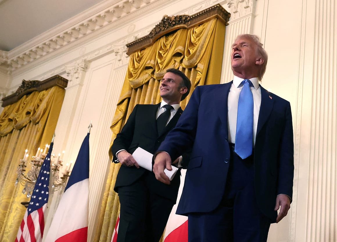 French President Emmanuel Macron Visits The White House