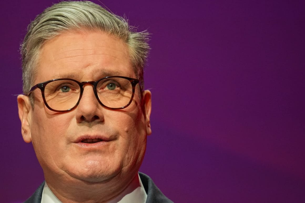 Keir Starmer Addresses Scottish Labour Party Conference On Day Three