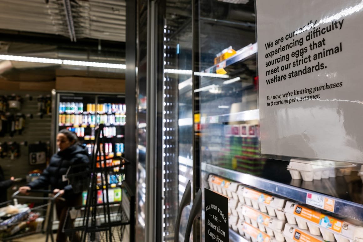 Some Grocery Stores Begin Limiting Egg Purchases Due To Bird Flu Shortages