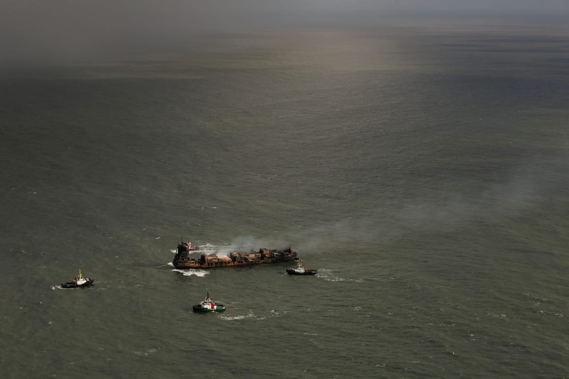 Vessels Collide Off Coast Of Humber Estuary