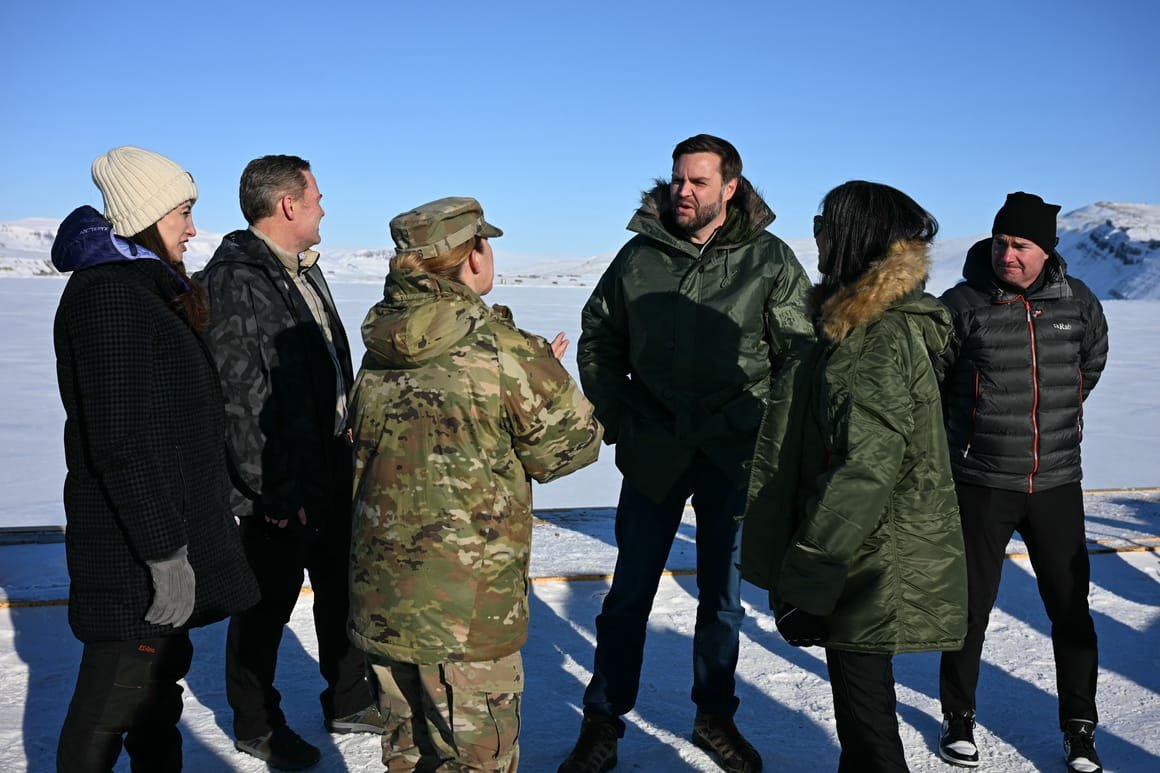 Vice President JD Vance Visits US Military Base In Northern Greenland